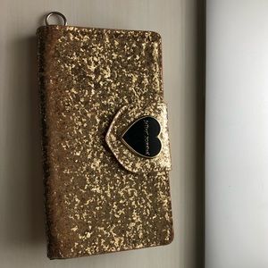 Betsy Johnson gold wallet